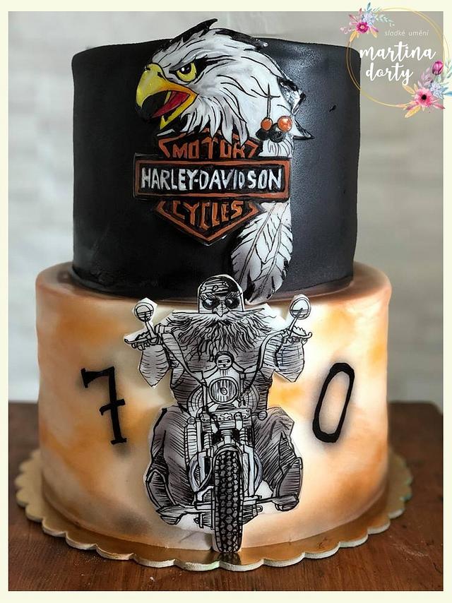 Harley Davidson Cake By Sweetcakesmartina Cakesdecor