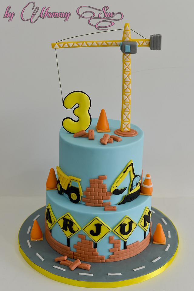 Buy Construction Theme Cake Topper, Construction Birthday Decor, Construction  Birthday, Excavator Cake Topper, Construction Topper, Dump Truck Online in  India - Etsy