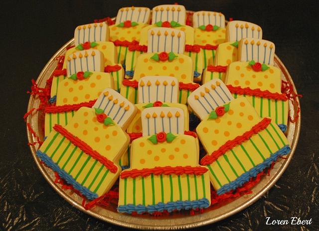 Birthday Cake Cookies! - Cake by Loren Ebert - CakesDecor