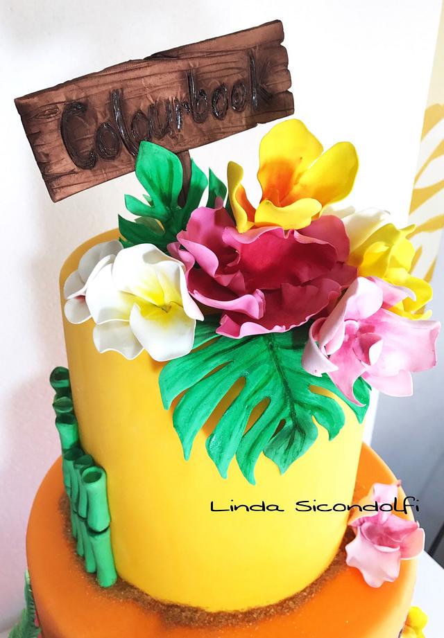 Tropical cake - Cake by Linda Sicondolfi - CakesDecor