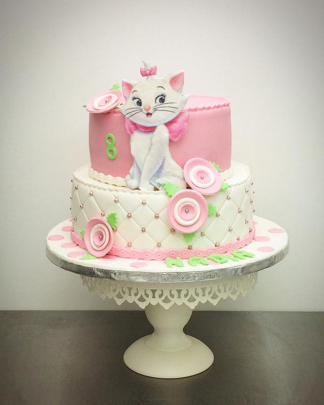 Cake Kitten Decorated Cake by elisabethcake CakesDecor