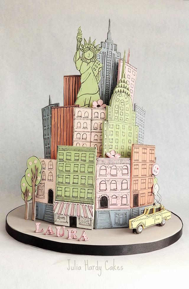 New York Themed Cake