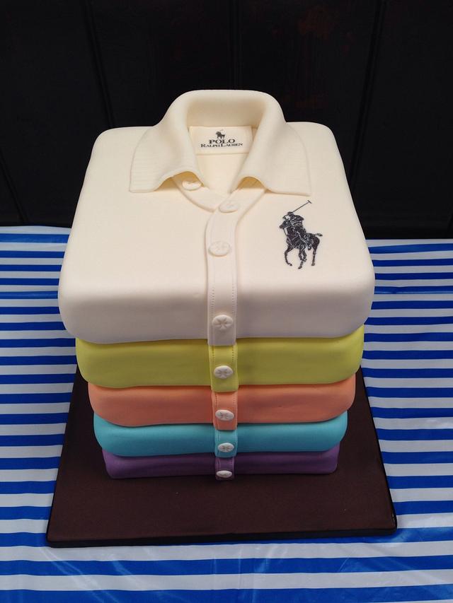 Ralph Lauren Polo Shirt - Decorated Cake by Lets - CakesDecor