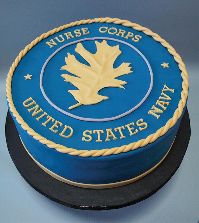 Navy Nurse Corps Decorated Cake by Anchored in Cake CakesDecor