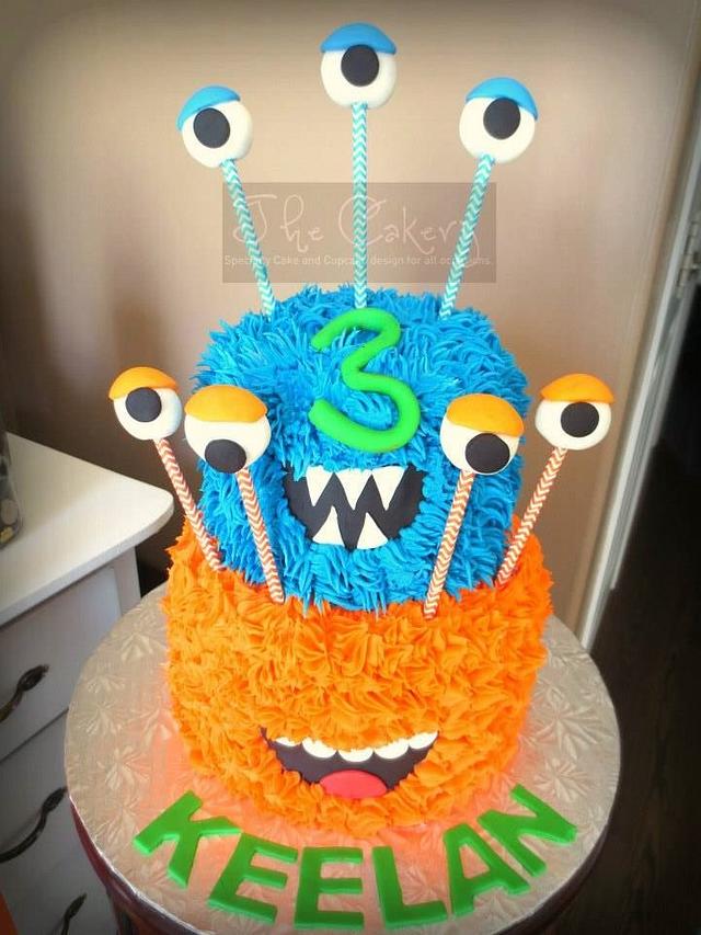 Monster cake - Decorated Cake by The Cakery - CakesDecor