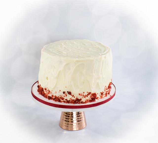 Red velvet crumbs - Decorated Cake by Anchored in Cake - CakesDecor