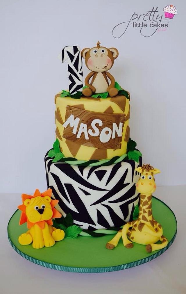 Jungle cake;) - Decorated Cake by Rachel.... Pretty - CakesDecor