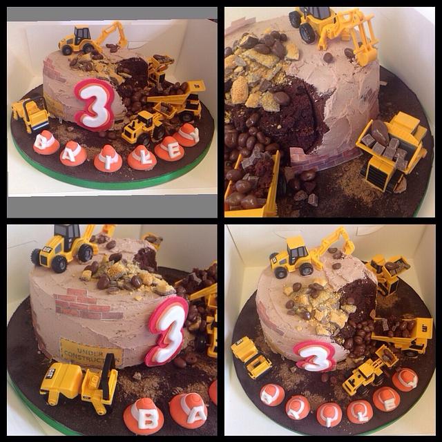 Construction cake - Decorated Cake by Kirstie's cakes - CakesDecor