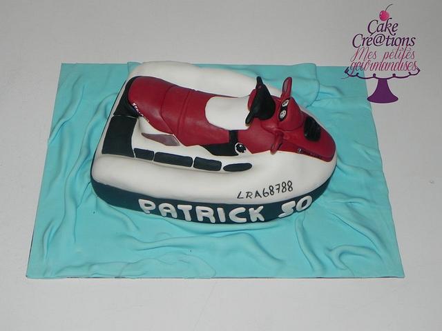 cake jet ski - Cake by cendrine - CakesDecor