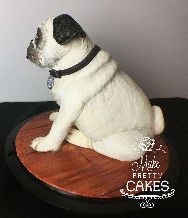 Pug cake
