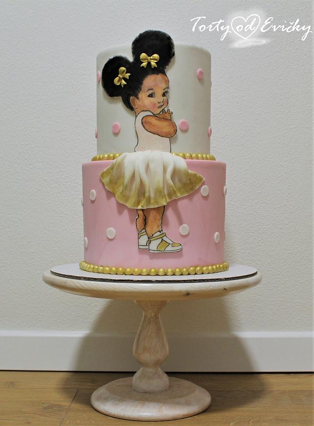 Little girl cake - Decorated Cake by Cakes by Evička - CakesDecor