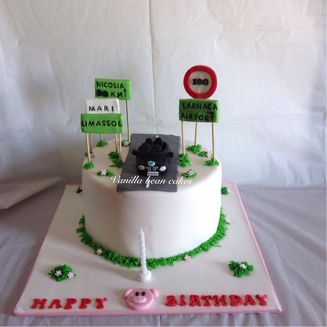 Highway cake Decorated Cake by Vanilla bean cakes CakesDecor