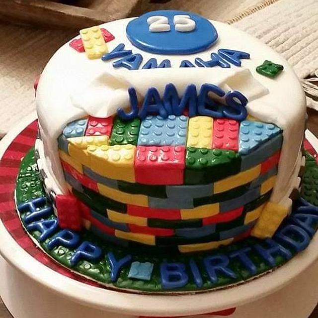 Lego Cake - Decorated Cake by Cakes Abound - CakesDecor