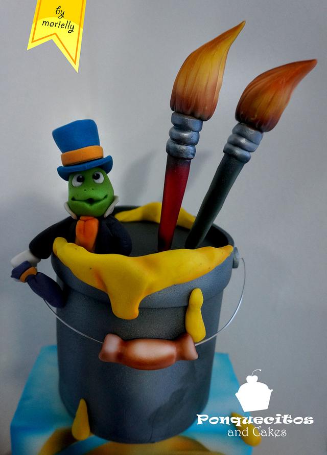 Pinocho Airbrush Cake