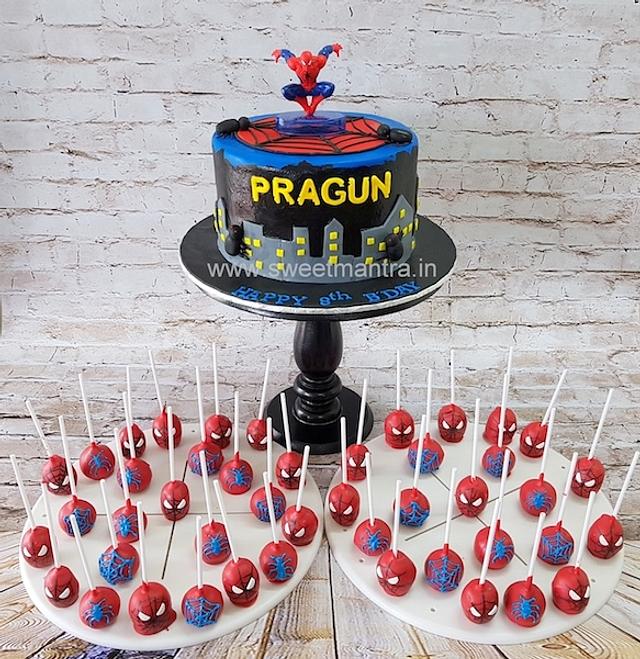 Spiderman Theme Dessert Sugar Table With Spiderman Theme Cakesdecor,Simple Minimalist Small Bedroom Interior Design