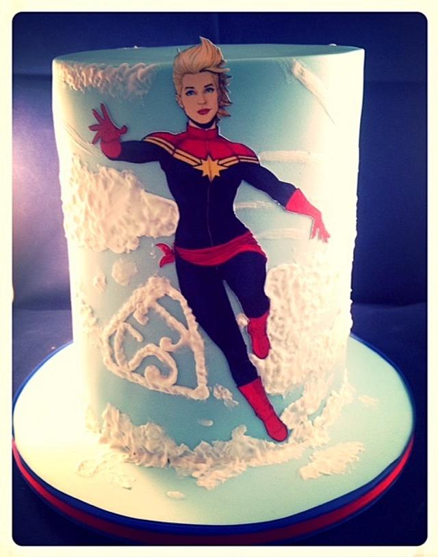 Captain Marvel Birthday Cake. in Donholm - Meals & Drinks, Faith Roynes |  Jiji.co.ke