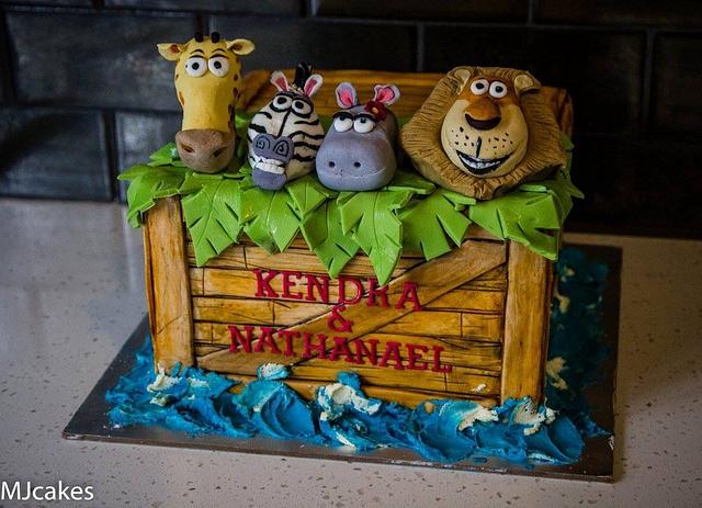 Madagascar cake cake by melissa CakesDecor