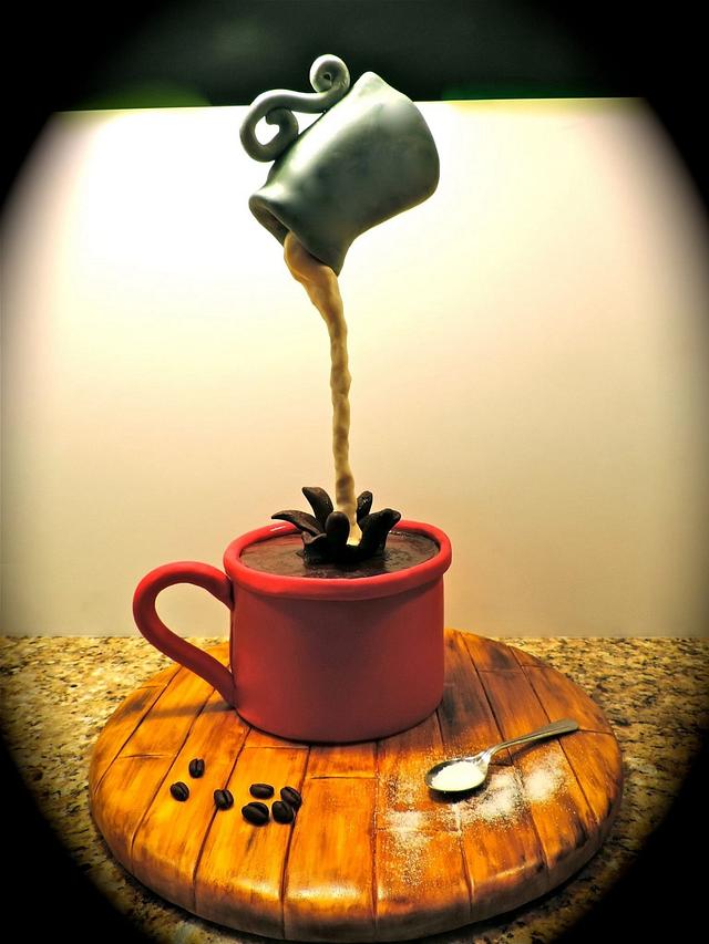 "Coffee Lover" - Decorated Cake by Lisa - CakesDecor