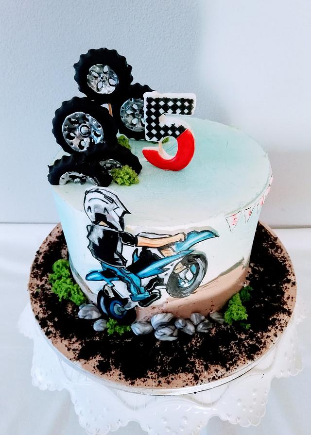 Biker cake - Cake by alenascakes - CakesDecor