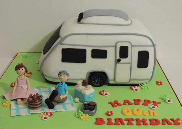 Caravan Cake - Decorated Cake by Shereen - CakesDecor