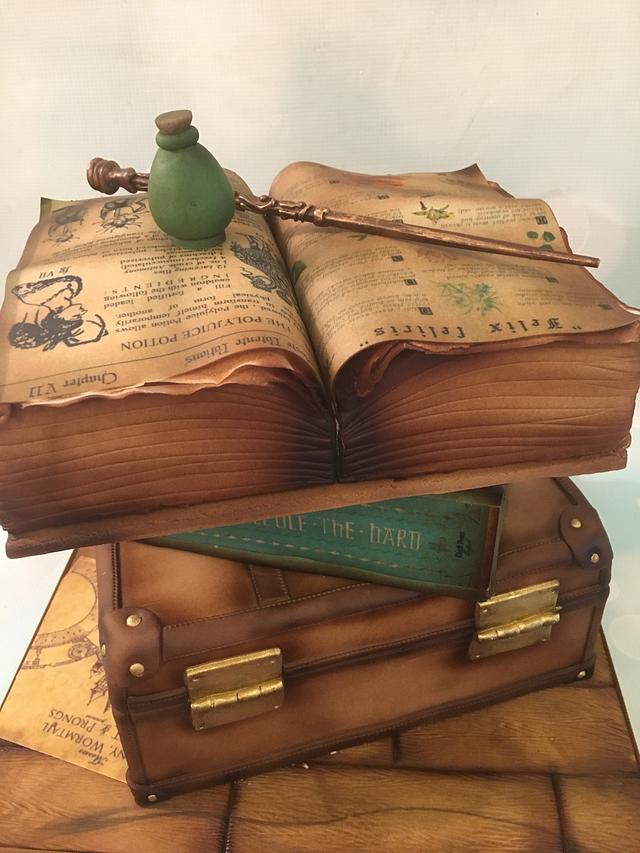 Hermione themed cake