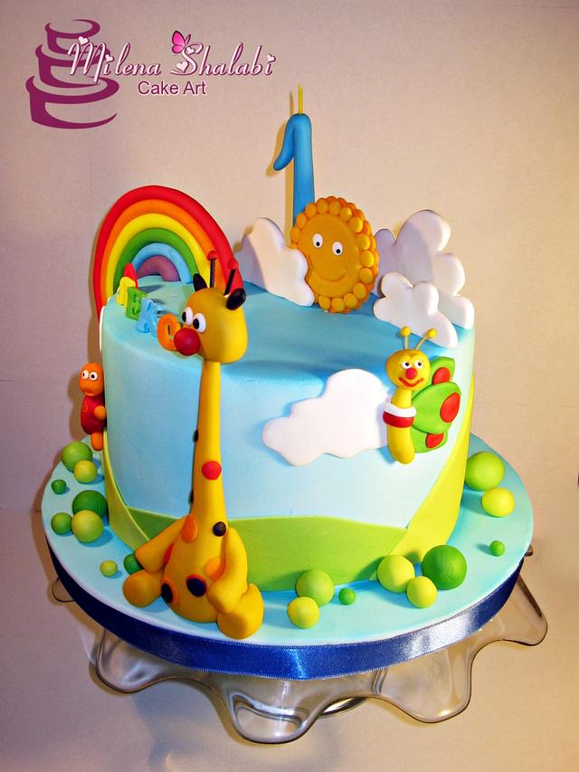 Baby TV for Alex - Cake by Milena Shalabi - CakesDecor