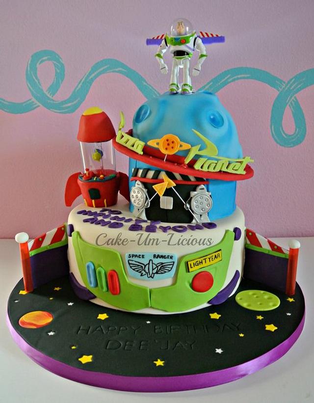Toy Story Buzz Lightyear Cake - YouTube