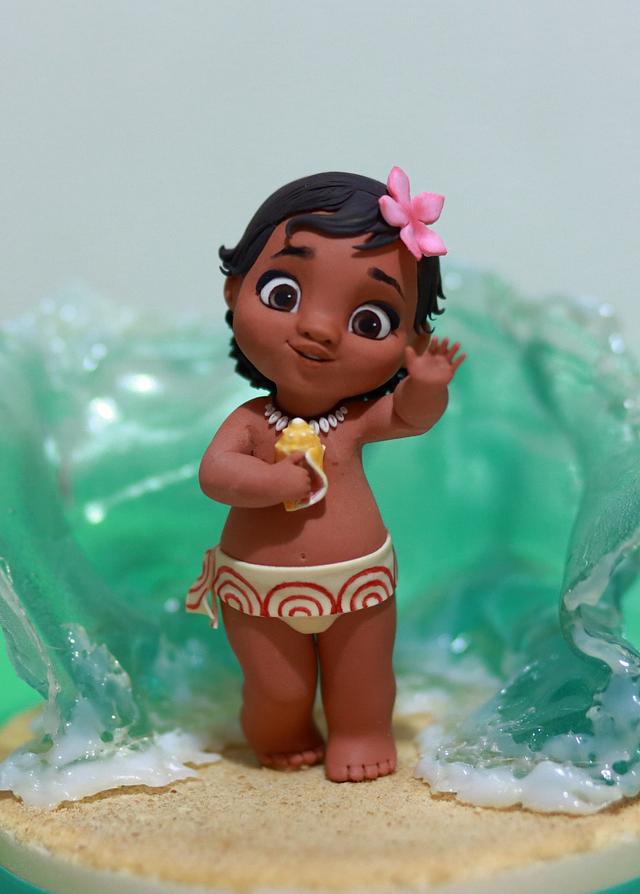 Splendid Baby Moana Cake - Between The Pages Blog