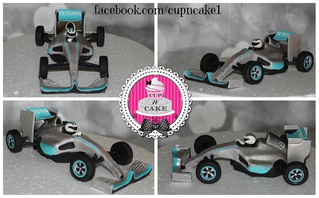 how to make a fondant car cake topper