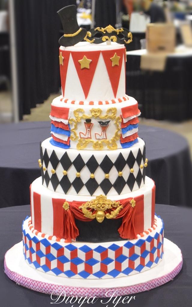 Circus Themed Wedding Cake Cake By Divya Iyer Cakesdecor
