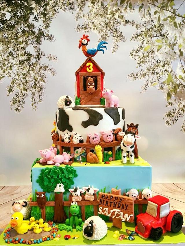 Barnyard - Decorated Cake by Tiers of joy - CakesDecor