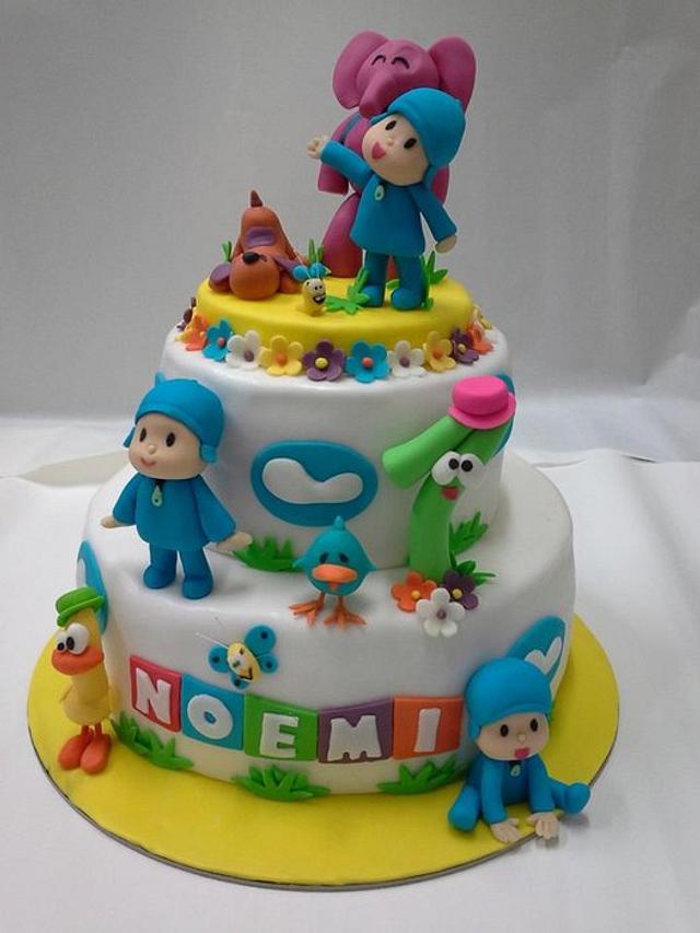 pocoyo cake - Decorated Cake by donatella - CakesDecor