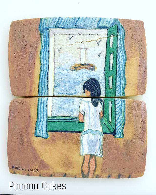 figure at the window dali