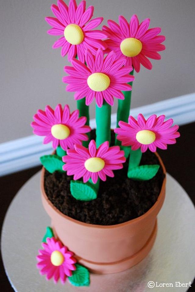 Flower Pot Cake!