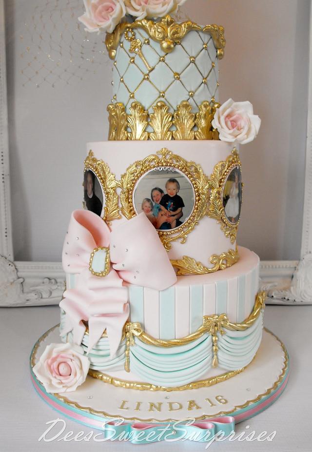 Antoinette Inspired 16th Birthday Cake Cake By Dee Cakesdecor