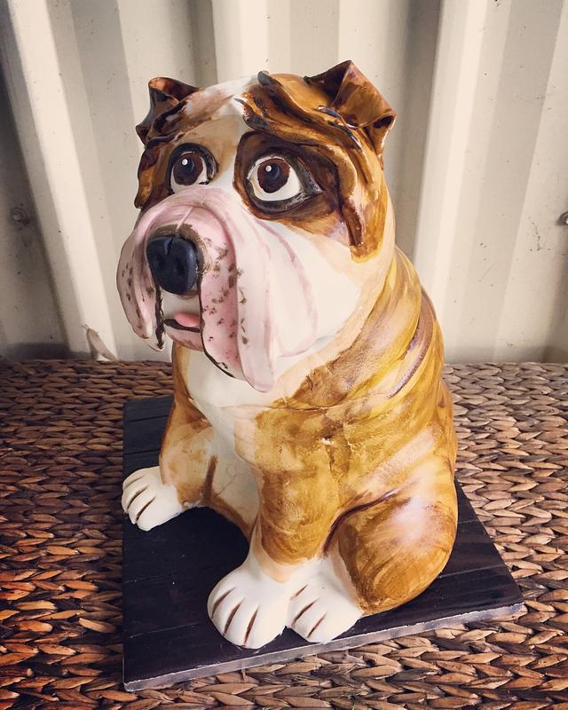 Bulldog Cake Image