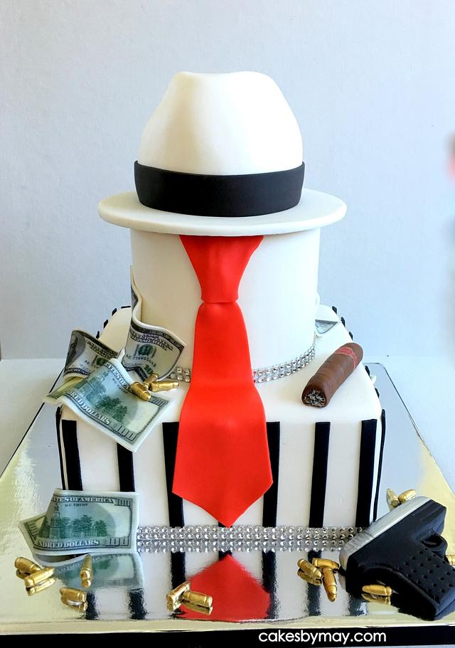 Celebrating Gangster Style - Decorated Cake by Cakes by - CakesDecor