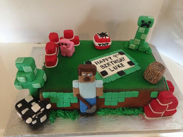 Minecraft Birthday Cakes - Cake By Teresa Markarian - Cakesdecor