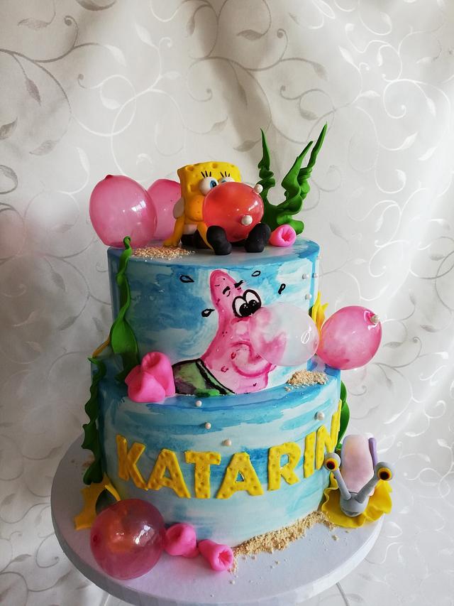 Sponge Bob and Patrick - Cake by Casper cake - CakesDecor