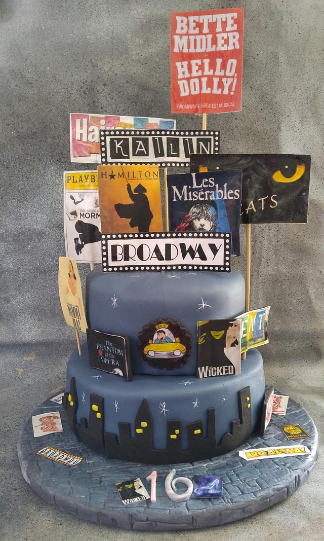 Broadway Cake for Kailin