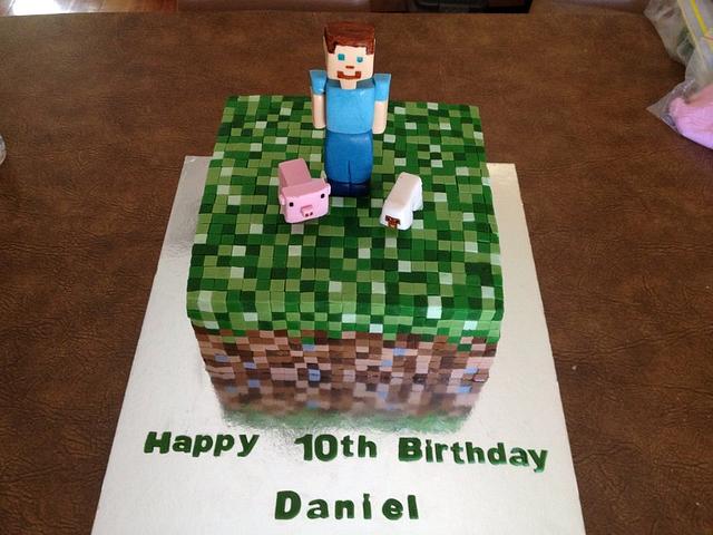 Minecraft - Decorated Cake by Trickycakes - CakesDecor