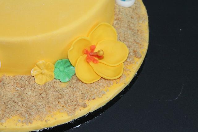 Hawaii themed cake! - Cake by Sue - CakesDecor