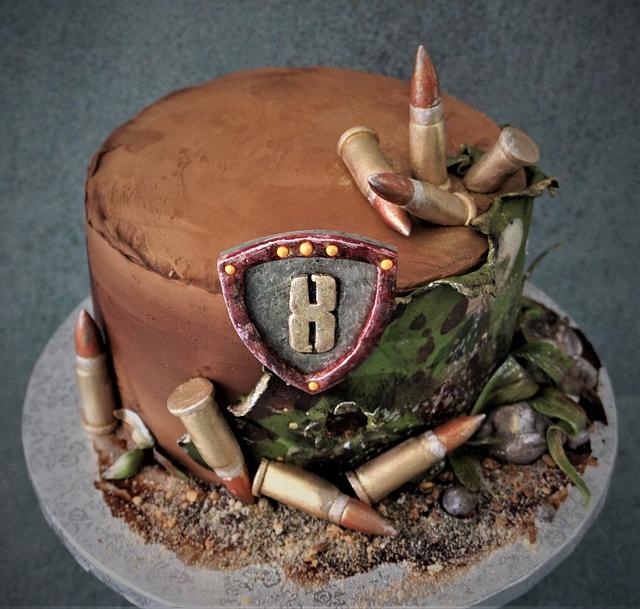 army cake for a boy