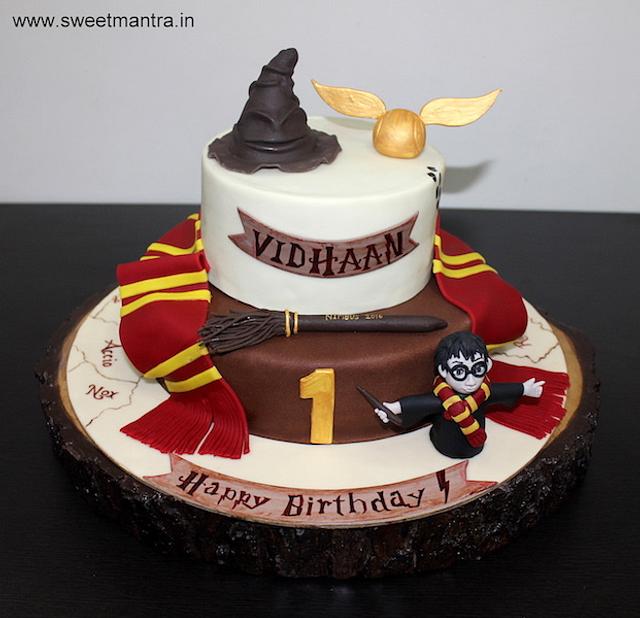 Harry Potter Theme Cake For Boys 1st Birthday - Decorated - Cakesdecor