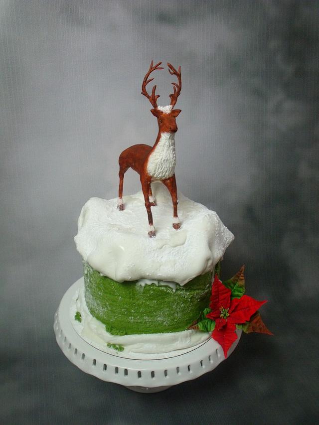 Winter cake - Decorated Cake by Katya - CakesDecor