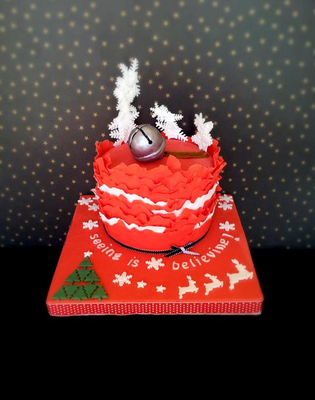 "Seeing is Believing" - Bake a Christmas Wish - Featured in Cake Masters Dec 2013