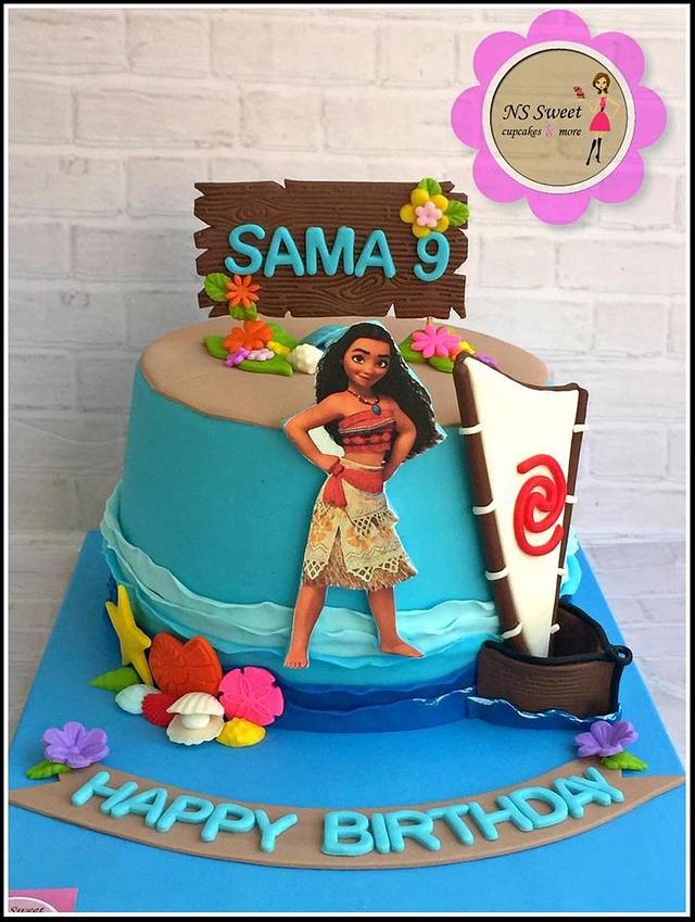 MOANA Birthday cake. - Decorated Cake by Han Dougan - CakesDecor