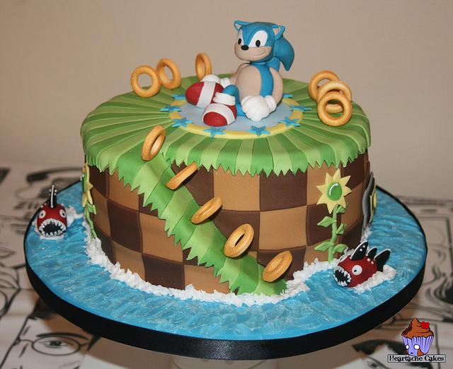 Sonic Cake Cake by Heartache Cakes CakesDecor