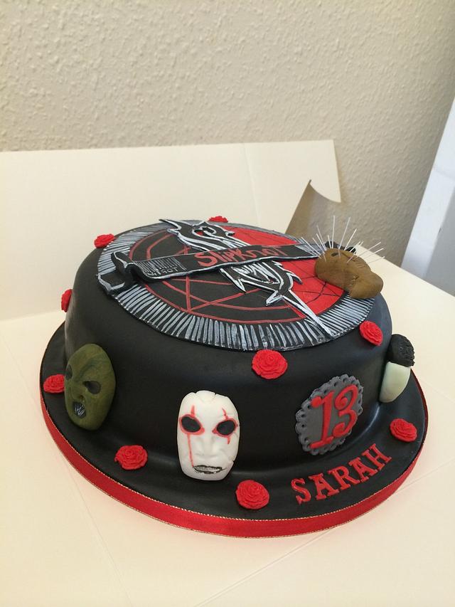 Slipknot cake - Cake by Kirsty - CakesDecor