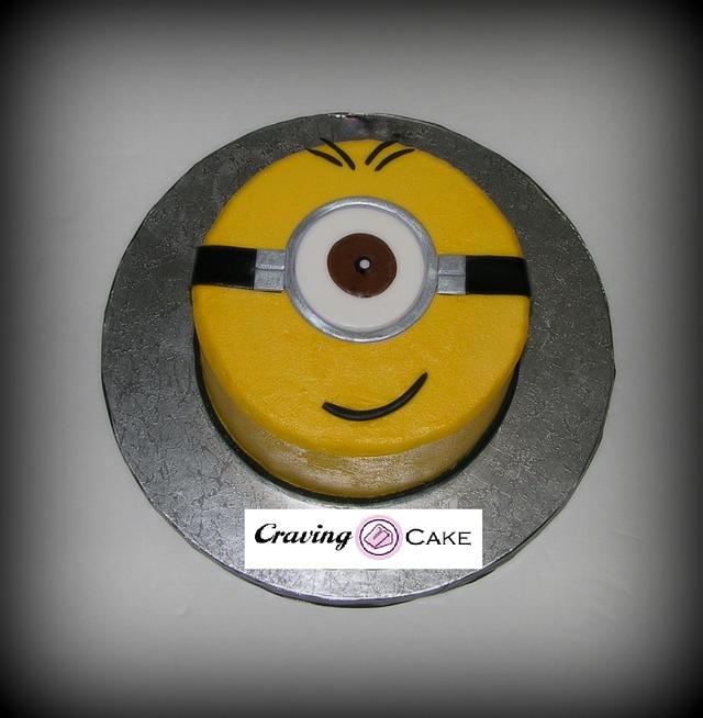 Minion Birthday Cake - Decorated Cake by Craving Cake - CakesDecor